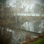 Schloss Schwarzenfeld Bridge on the Naab (pinhole simulation)