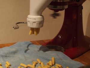 Large Macaroni in process